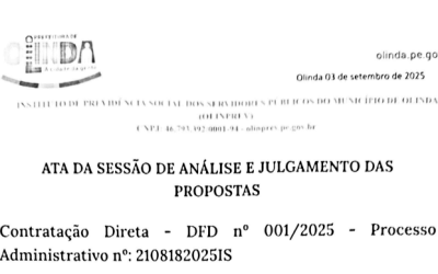 ATA DA SESSÃO DE ANÁLISE E JULGAMENTO DAS PROPOSTAS