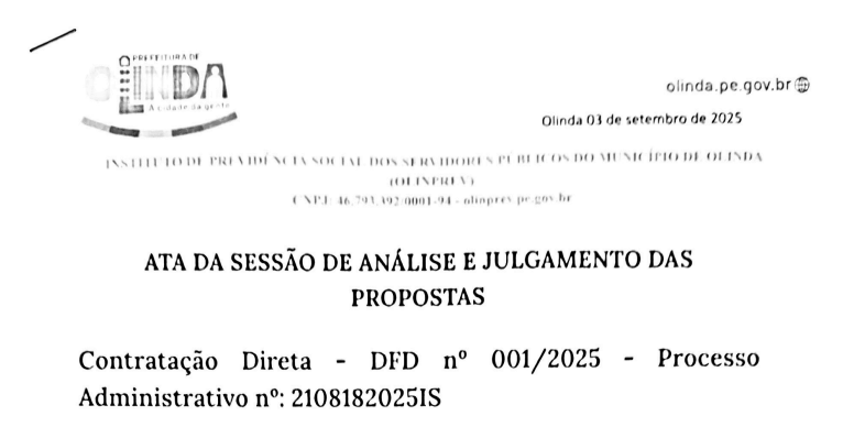 ATA DA SESSÃO DE ANÁLISE E JULGAMENTO DAS PROPOSTAS